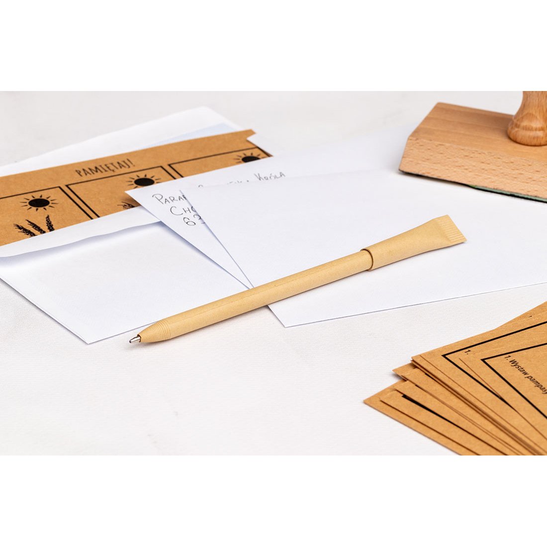 Carboard pen DIEGO black - Image 5