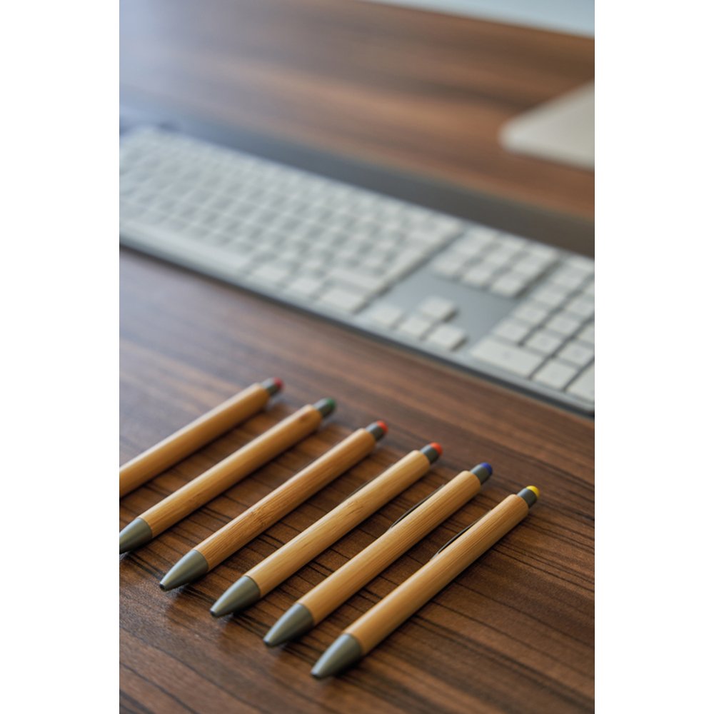 Wooden touch pen LUCIO blue - Image 5