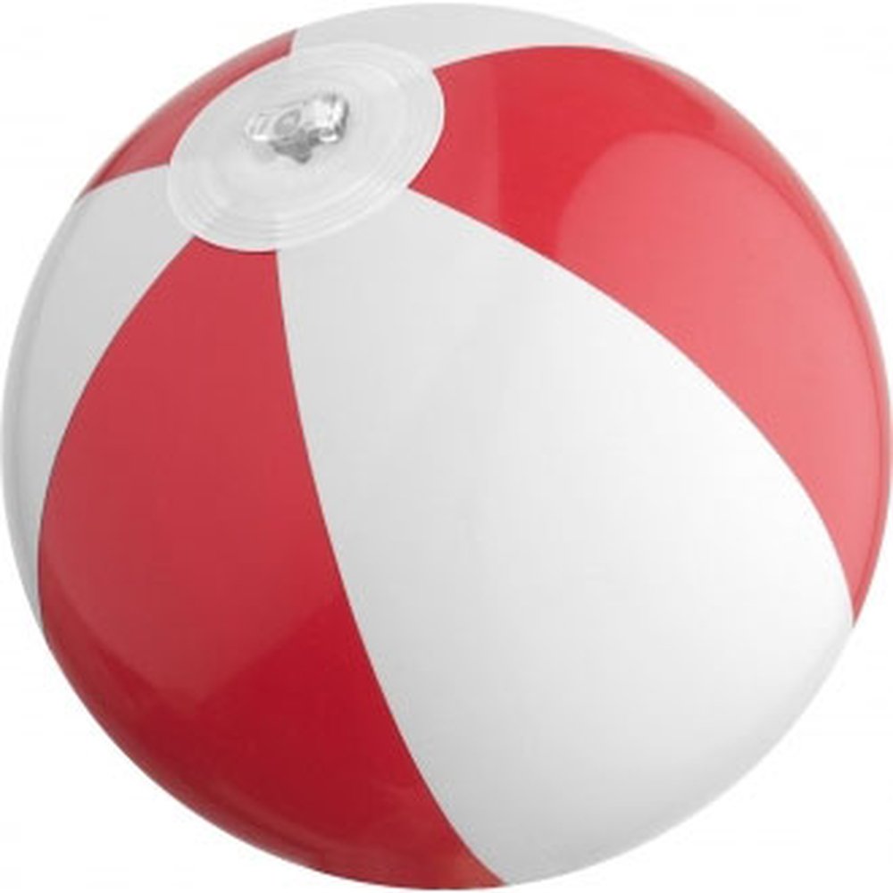 Beach ball ø14 cm ZACHARY red - Image 2