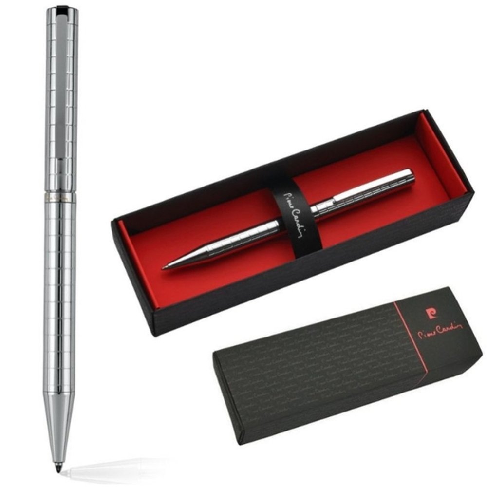 Metal ballpoint pen ESPACE Pierre Cardin grey - Image 2