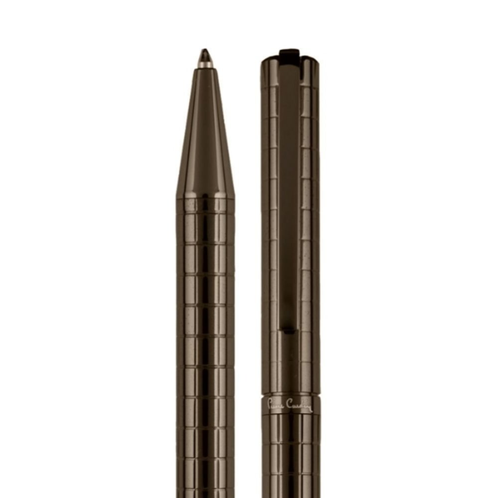 Metal ballpoint pen ESPACE Pierre Cardin dark grey - Image 3