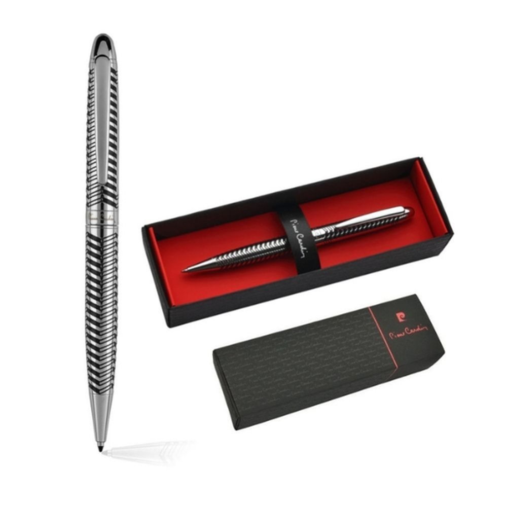 Metal ballpoint pen ELODIE Pierre Cardin grey - Image 2
