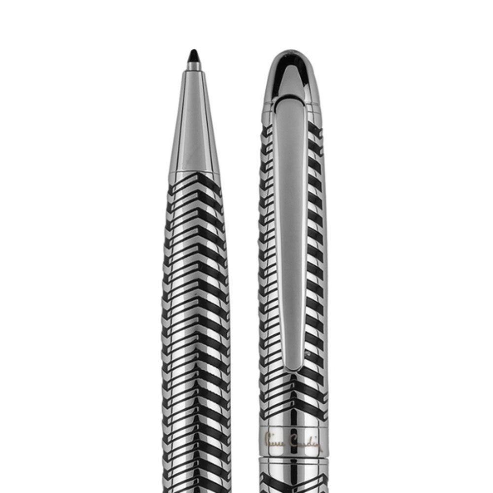 Metal ballpoint pen ELODIE Pierre Cardin grey - Image 3