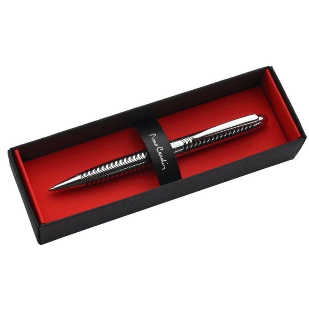 Metal ballpoint pen ELODIE Pierre Cardin grey - Image 4