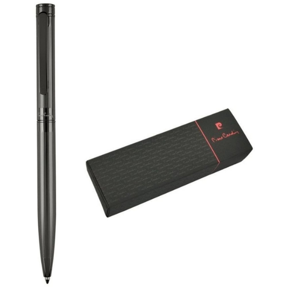 Metal ballpoint pen RENEE Pierre Cardin dark grey - Image 2
