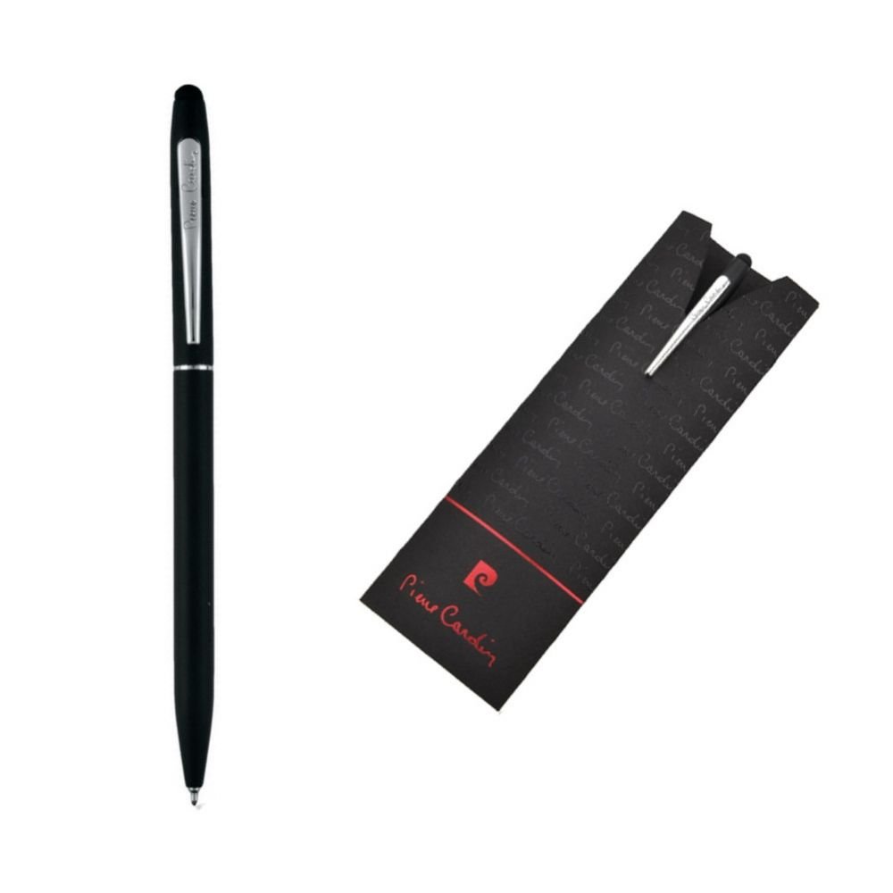 Metal ballpoint pen touch pen ADELINE Pierre Cardin black - Image 2