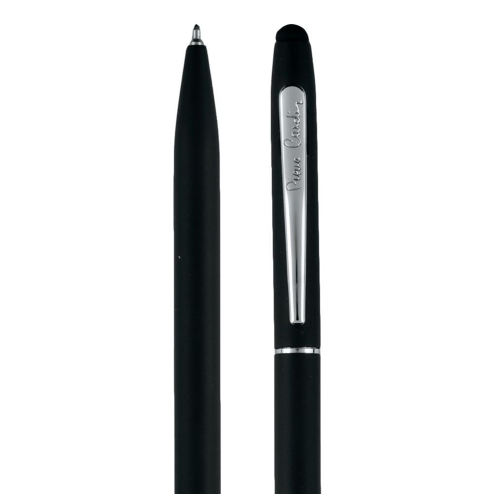 Metal ballpoint pen touch pen ADELINE Pierre Cardin black - Image 4
