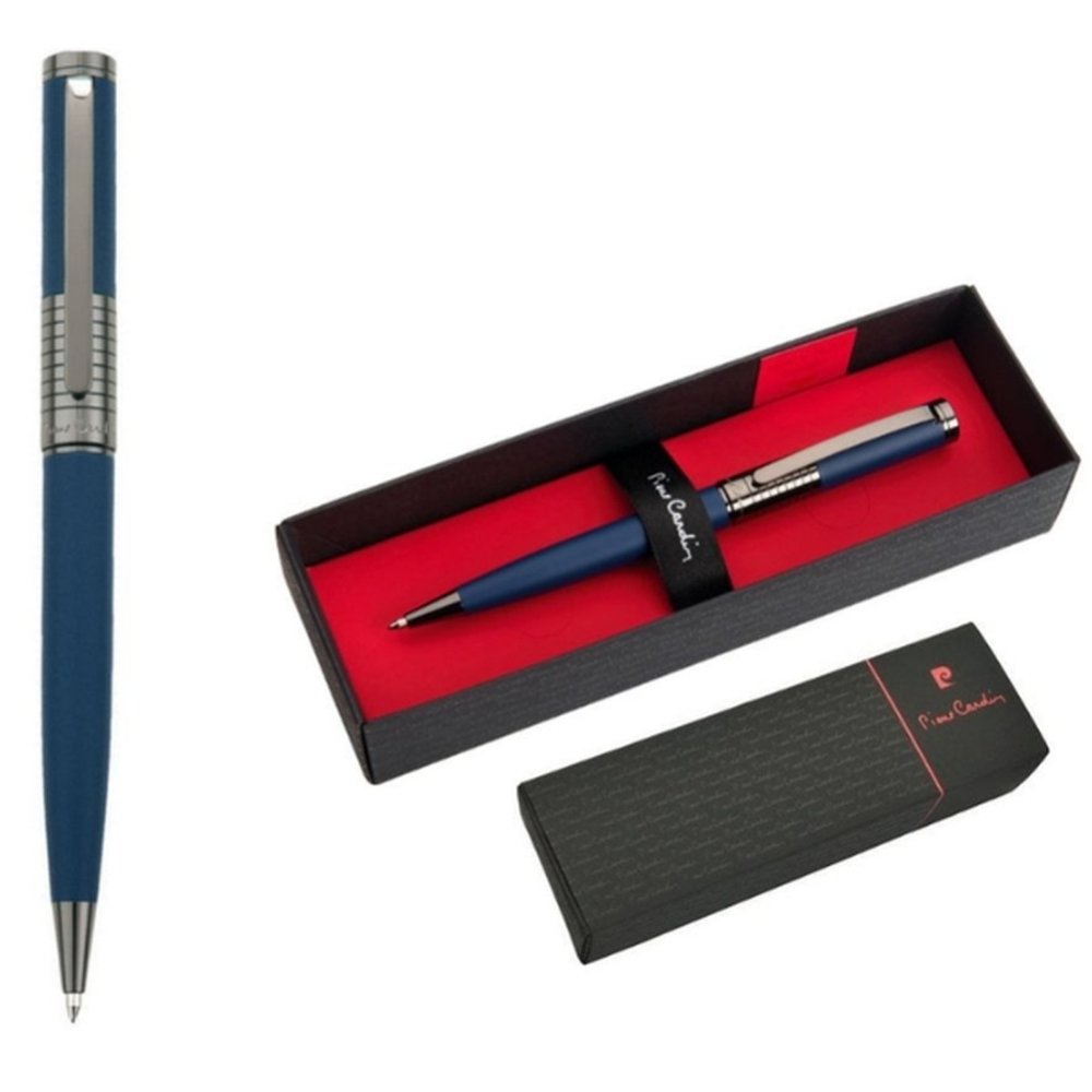 Metal ballpoint pen EVOLUTION Pierre Cardin navy blue - Image 2