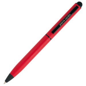 Metal ballpoint pen touch pen soft touch CELEBRATION Pierre Cardin red