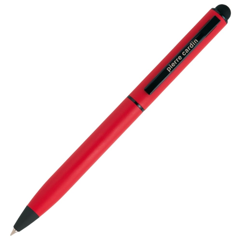 Metal ballpoint pen touch pen soft touch CELEBRATION Pierre Cardin red