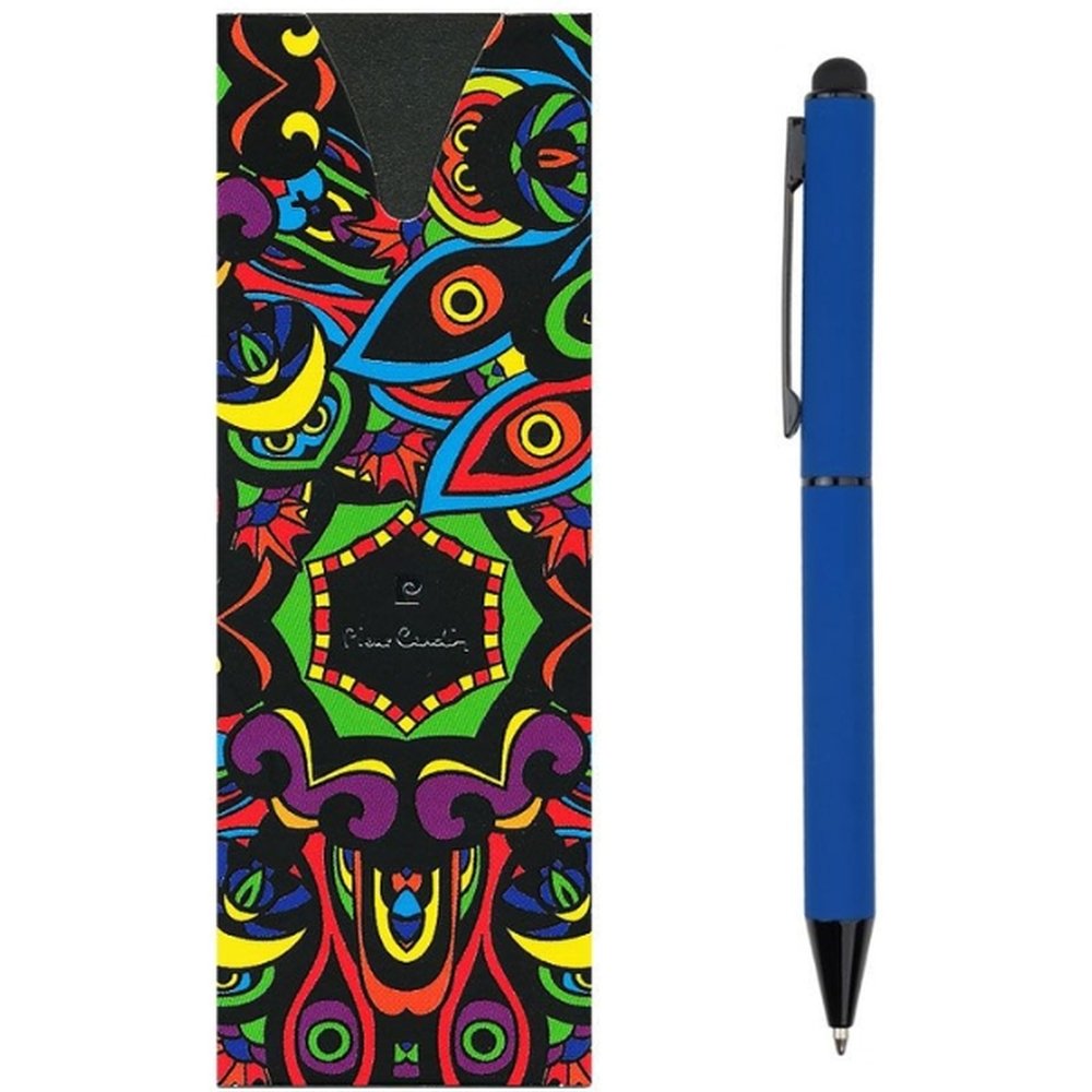 Metal ballpoint pen touch pen soft touch CELEBRATION Pierre Cardin blue - Image 2