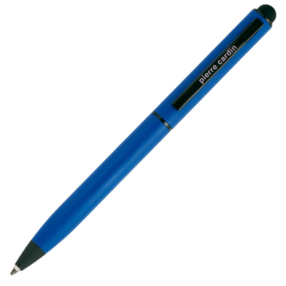 Metal ballpoint pen touch pen soft touch CELEBRATION Pierre Cardin blue