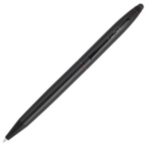 Metal ballpoint pen touch pen RENDOME Pierre Cardin black