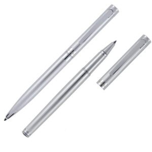 Writing set ballpoint pen & roller RENEE Pierre Cardin grey
