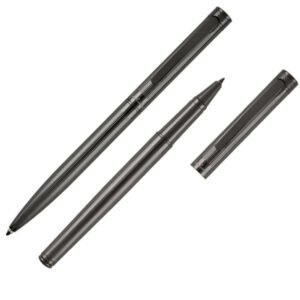 Writing set ballpoint pen & roller RENEE Pierre Cardin dark grey