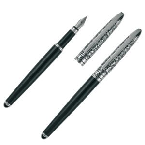 Writing set ballpoint pen & fountain pen JACQUES Pierre Cardin black