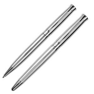 Writing set ballpoint pen & roller ROI Pierre Cardin grey
