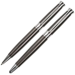 Writing set ballpoint pen & roller ROI Pierre Cardin dark grey