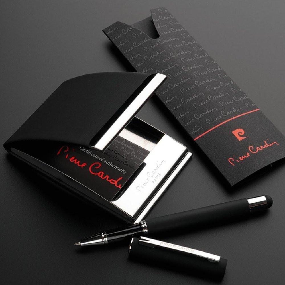Set cardholder & roller CONCORDE Pierre Cardin black - Image 2