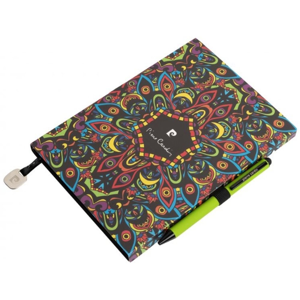 Notepad A5 & ballpoint pen REPORTER Pierre Cardin green - Image 3