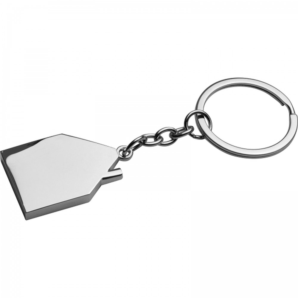 Metal house keyring GILBERT grey - Image 4