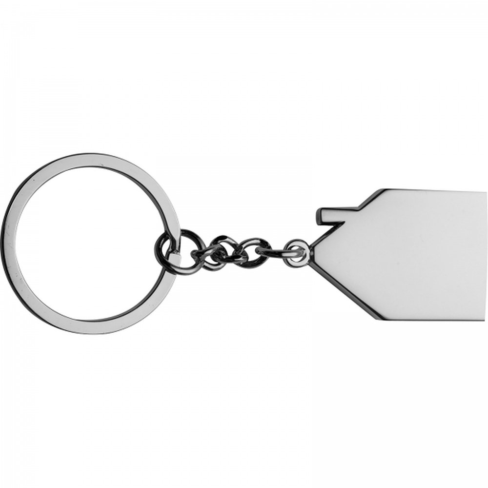 Metal house keyring GILBERT grey - Image 5