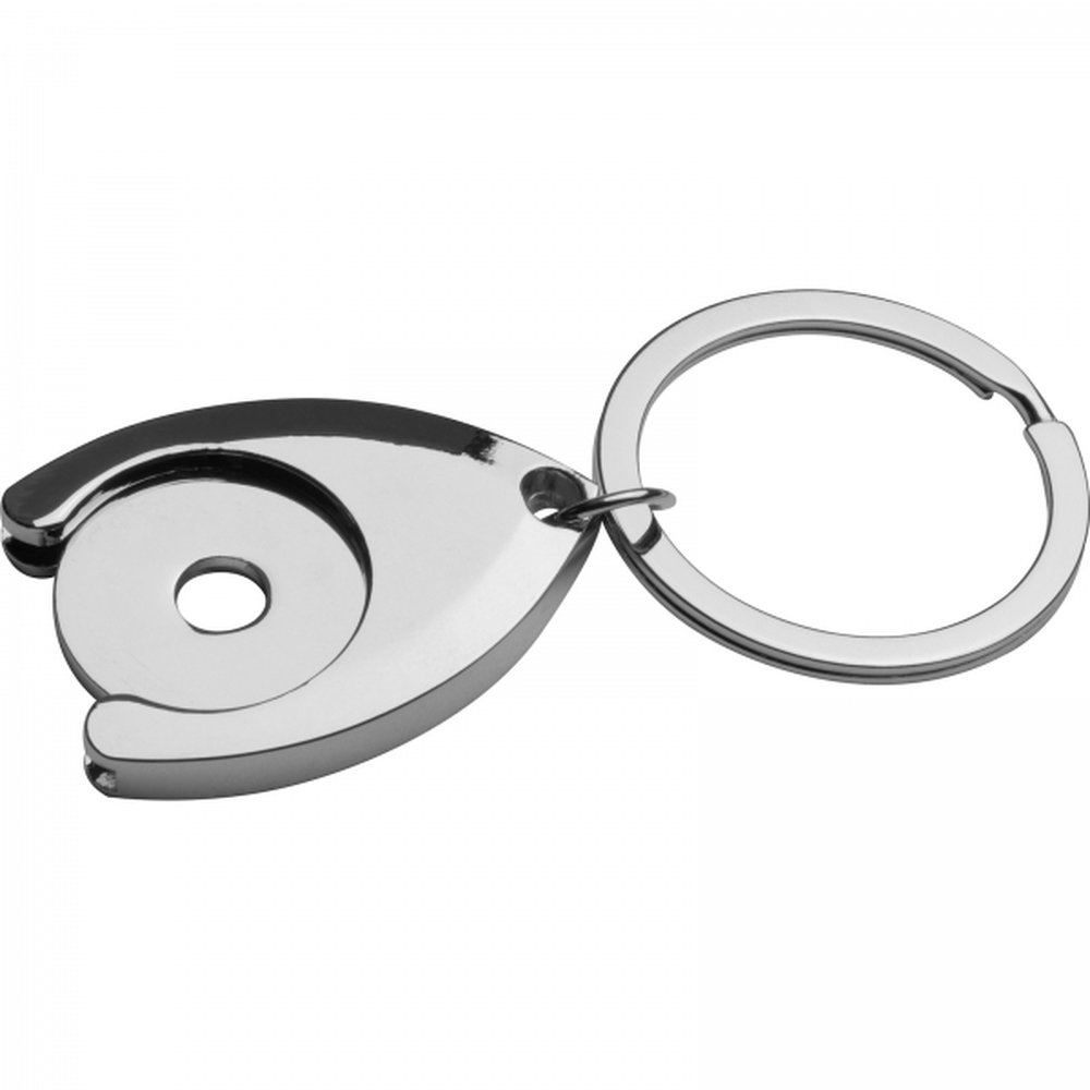 Metal keyring TERRENCE grey