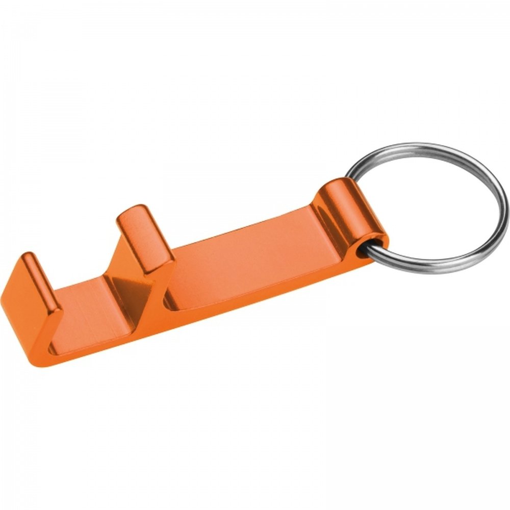 Metal bottle opener keyring ADRIANO orange - Image 2