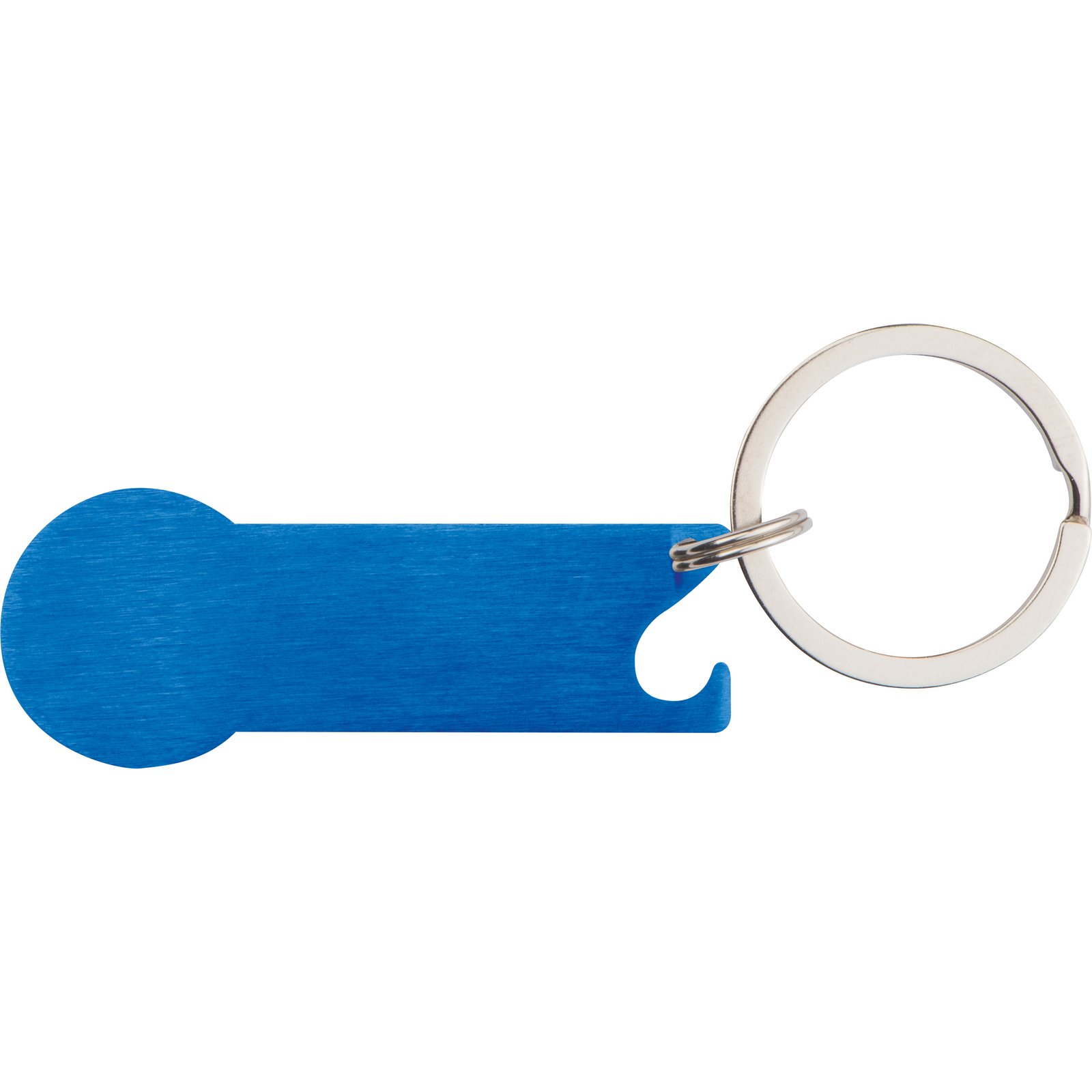 Metal bottle opener keyring with token RODNEY blue - Image 3