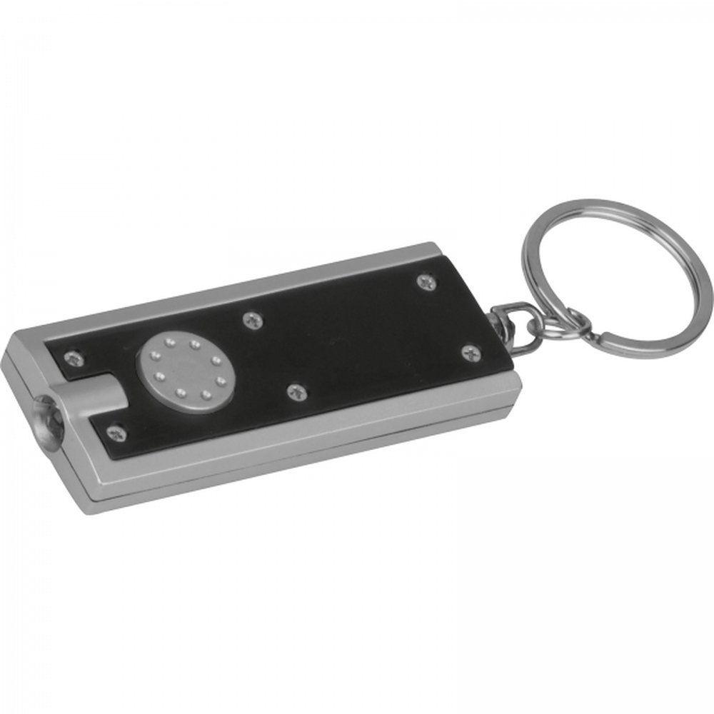 Plastic keyring AGUSTIN black - Image 3