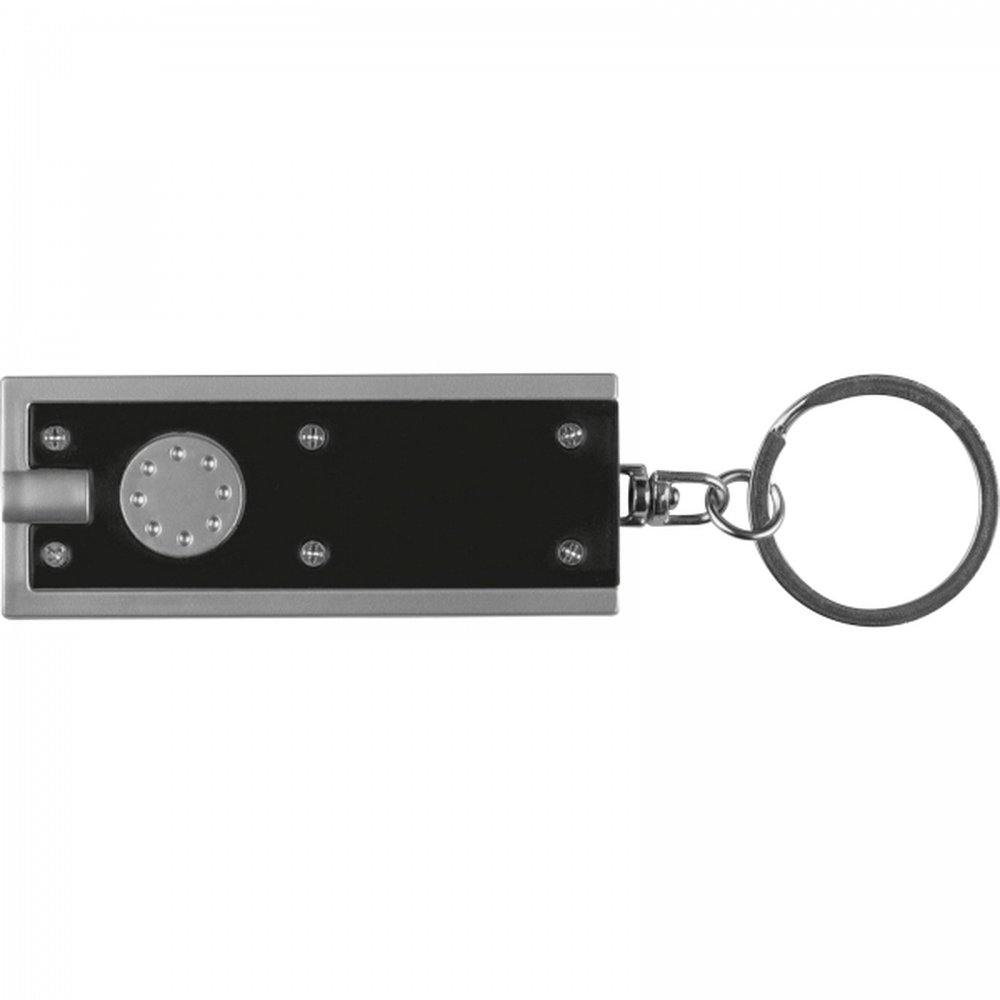 Plastic keyring AGUSTIN black - Image 4