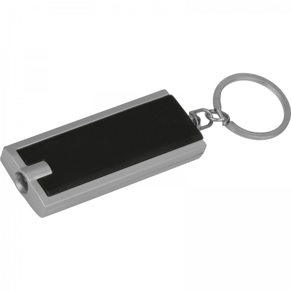 Plastic keyring AGUSTIN black - Image 2