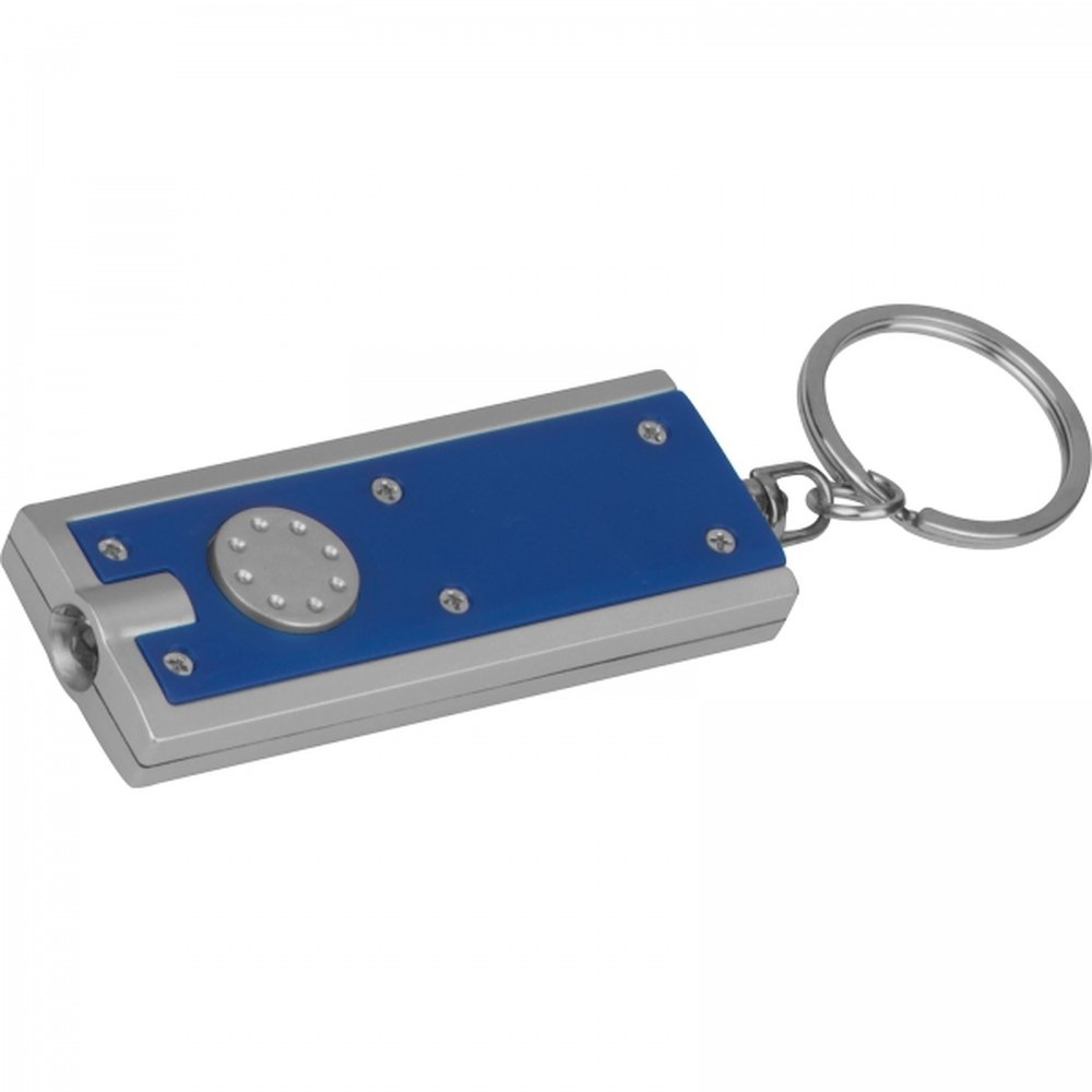 Plastic keyring AGUSTIN blue - Image 3
