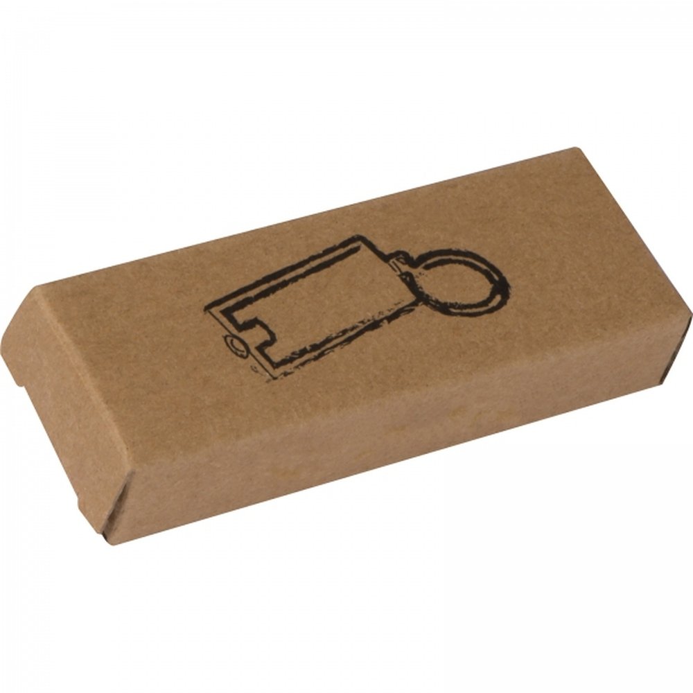 Plastic keyring AGUSTIN grey - Image 5