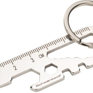 Multifunctional keychain ATACAMA Schwarzwolf grey