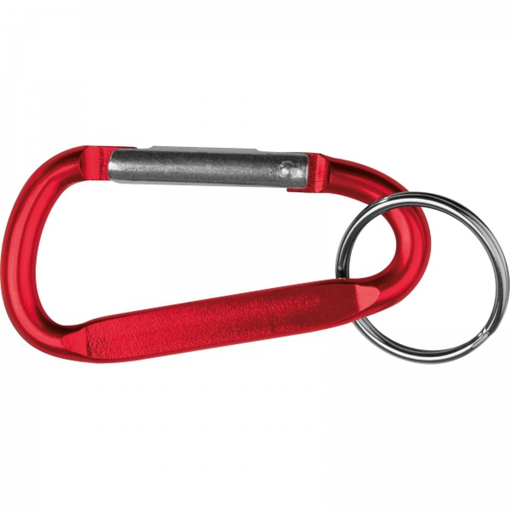 Keyring with carabiner LEAH red - Image 3