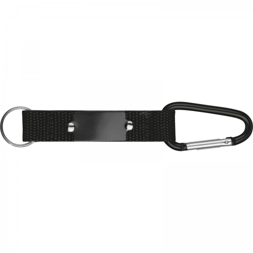 Keyring with carabiner PHYLLIS black - Image 5