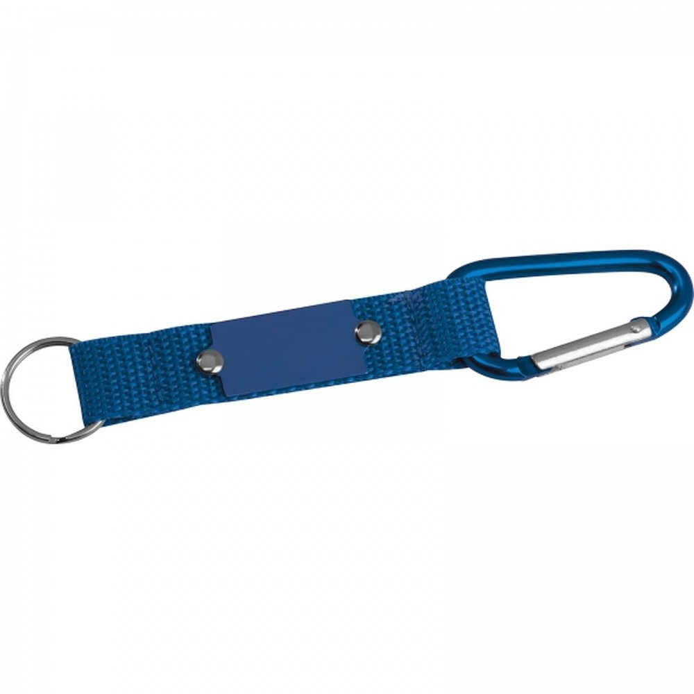 Keyring with carabiner PHYLLIS blue - Image 2