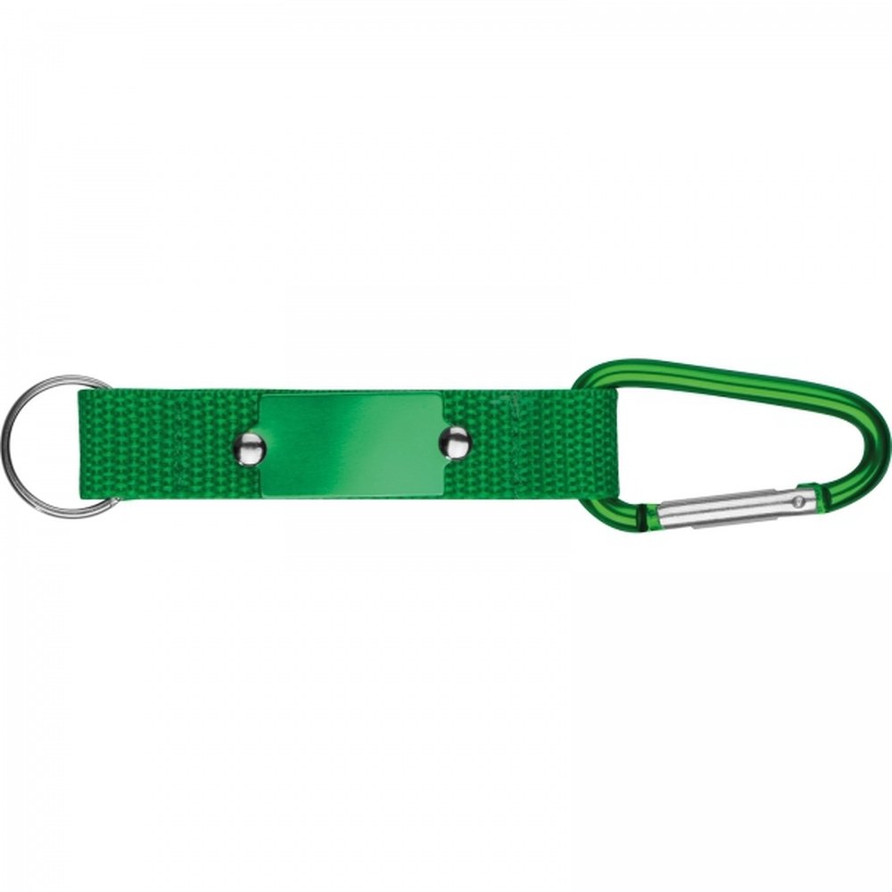 Keyring with carabiner PHYLLIS green - Image 5