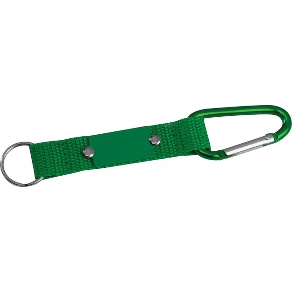 Keyring with carabiner PHYLLIS green - Image 2