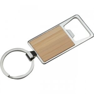 Keyring with bottle opener MATTIA beige