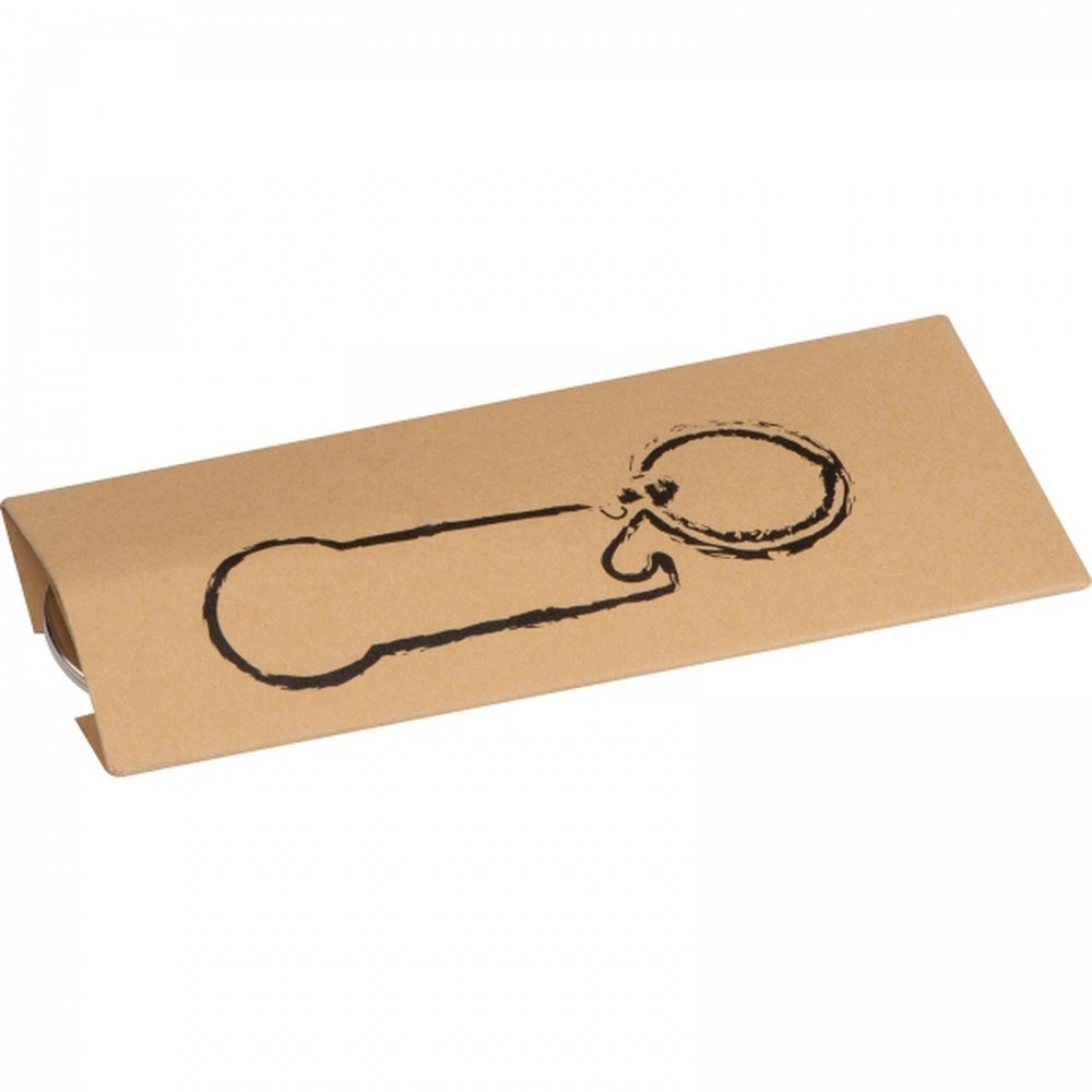 Metal bottle opener keyring with token RODNEY grey - Image 5