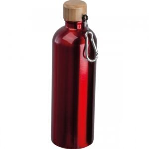Metal bottle 750 ml RUTH red