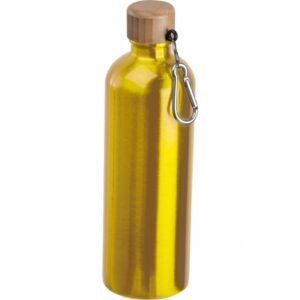 Metal bottle 750 ml RUTH yellow
