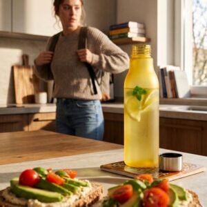 Plastic bottle 550 ml DENISE yellow