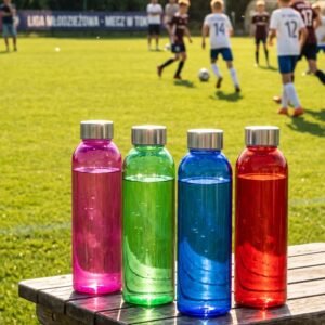 Glass bottle 500 ml EUGEN blue