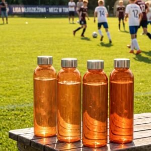 Glass bottle 500 ml EUGEN orange