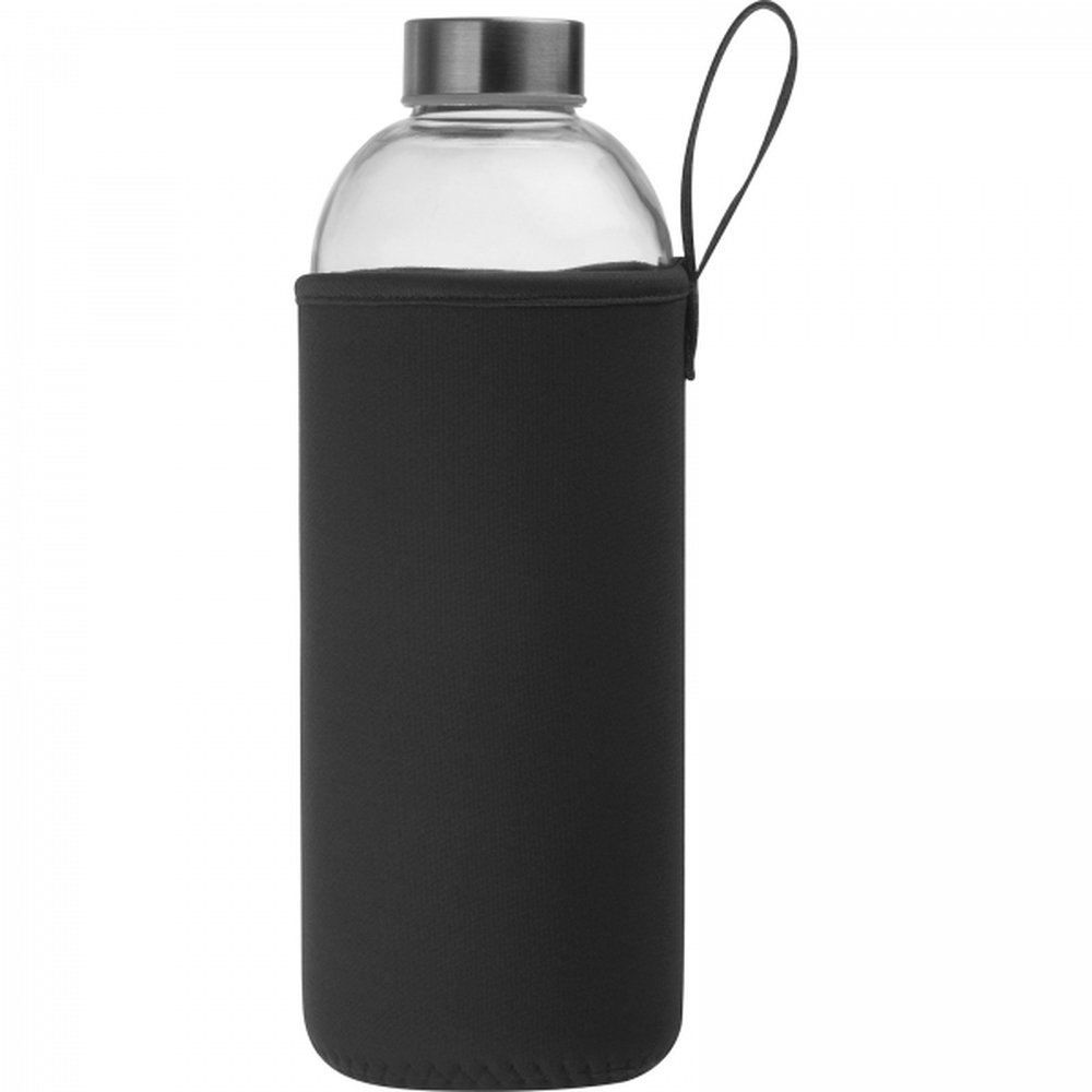 Glass bottle with sleeve 1000 ml JESSICA black - Image 5