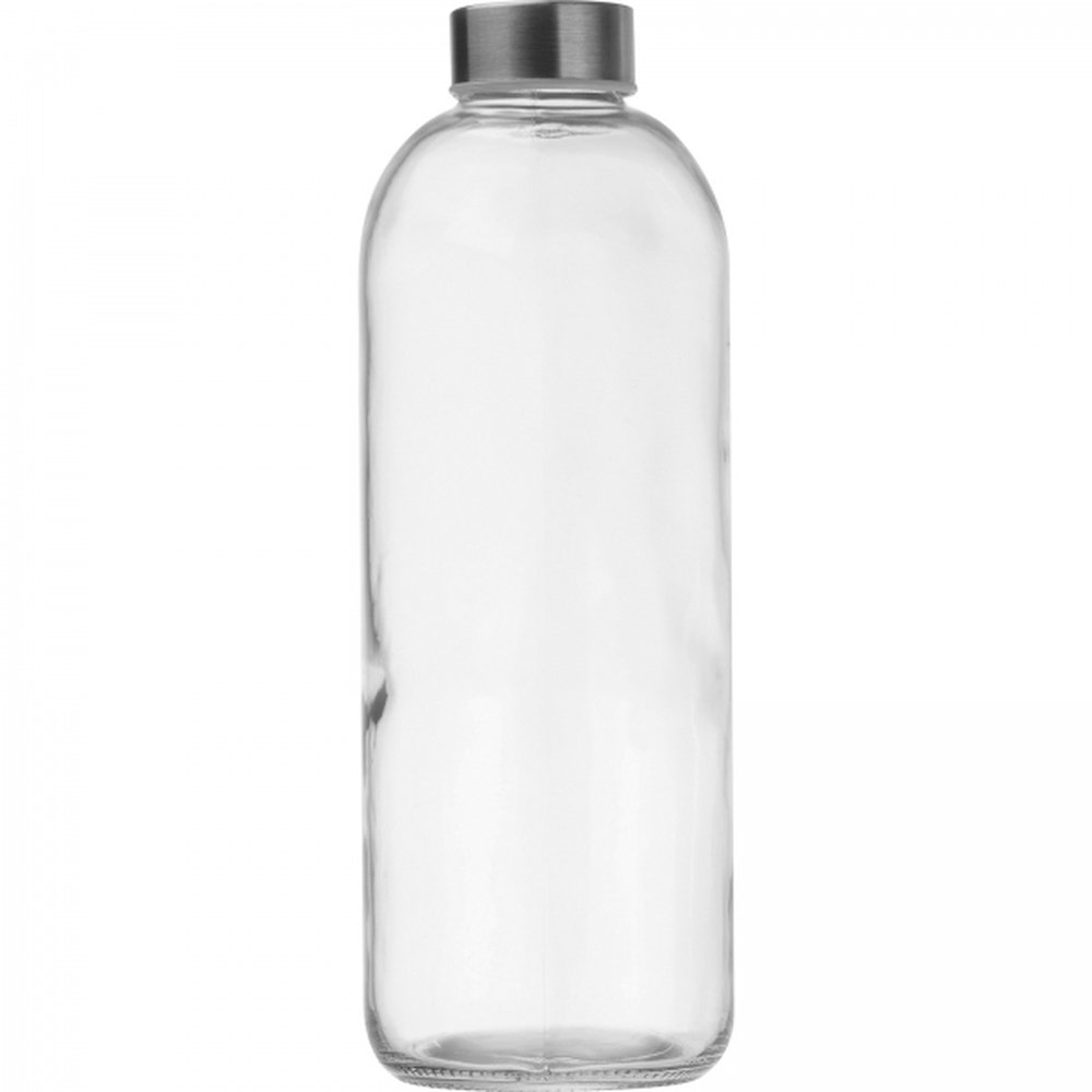 Glass bottle with sleeve 1000 ml JESSICA light green - Image 3