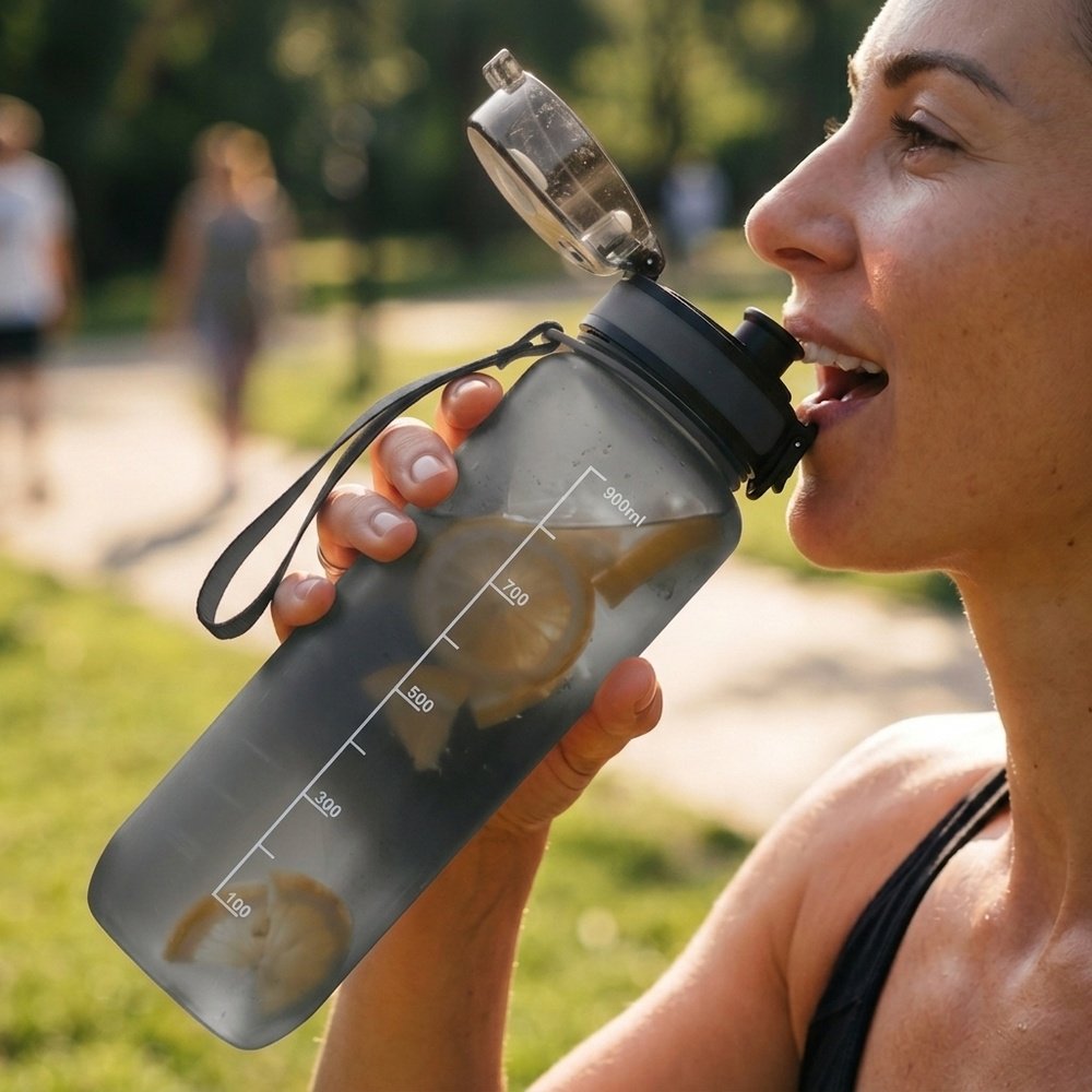 Tritan bottle 1000 ml ALDO dark grey